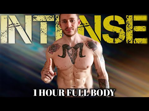 1 Hour Full Body Workout At Home No Equipment ( Burn Up To 500 Calories)