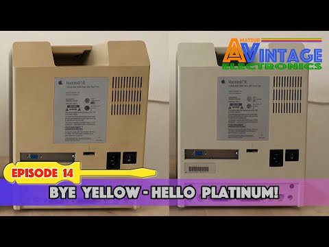 Easy Retrobright Method used on Macintosh SE Case (Episode 14)