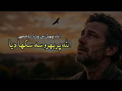 Ek Chhoti Si Chidiya Ne Mujhe Allah Par Bharosa Sikha Diya 🐦 | Emotional Islamic Story #islamicstory