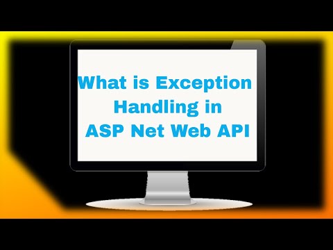 What is Exception Handling in ASP Net Web API
