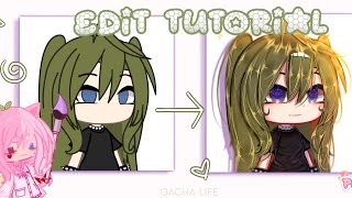 🍓| Gacha Life Edit Tutorial-!¡ İbis PaintX🖌️| 40k special | And brush codes | How to make edit#Pnkix