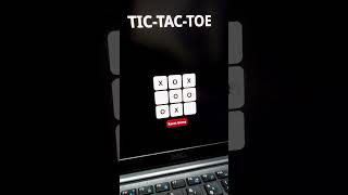 Tic Tac Toe Game Using HTML, CSS & JavaScript | Beginner Web Development Project+Source code #coding