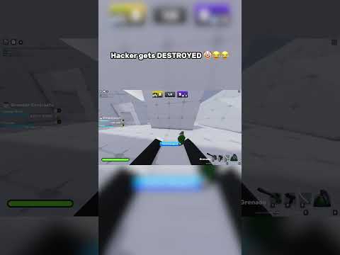 Hacker RAGE QUITS!!😡😡😡 | Roblox Rivals #roblox #shorts #gaming