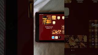 iPad tour for reading #ipadsetup #aesthetic #cutewallpaper #autumnaesthetic #fall #kindle