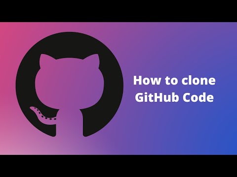 How to clone code from GitHub