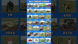 Indian Bikes Driving 3D || All NEW CHEATS CODES #shorts #short