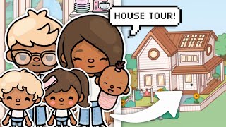 Big Family Home AESTHETIC HOUSE TOUR 🏡 (2025) | with voice 📢 | Toca Life World