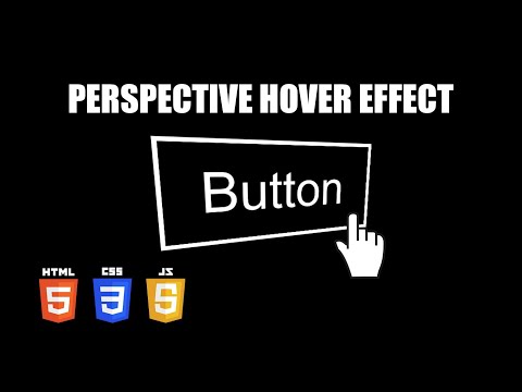 Button Perspective Hover Effect | HTML, CSS & JS Tutorial