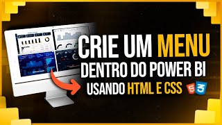 Menu Dentro do Power BI Usando HTML e CSS
