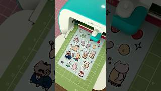 DIY stickers with cricut joy #diy #stickers #cute #kawaii #makeityourself #cricut #cricutjoy ✂️📎