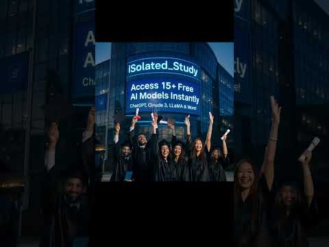 Graduation Meets Innovation 🎓 | Explore Free AI Chatbots at iSolated_Study