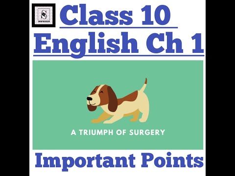 Class 10 English || A Triumph Of Surgery || WOW STUDIES #wowstudies  #Footprints Without Feet