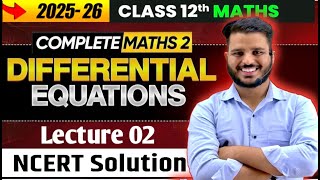 Differential Equations part -02 |  chapter 9 class 12th MATHS  NCERT |  Ex. 9.2 #class12th