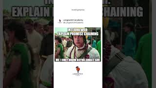I know only async-await in Javascript #ytshorts #youtubeshorts #viralshorts #funny #codememes