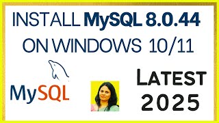 How to Install MySQL 8.0.44 Server & Workbench on Windows 10/11 [2025] | Install MySQL 8.0.44