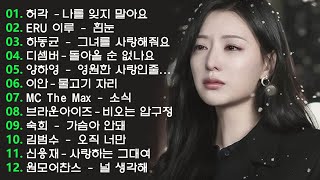 하루 종일 듣기 좋은 노래 |일할때 듣기좋은 발라드 추천 광고없는 노래모음💔🎵 "떠나간 사랑을 그리워하며…💔🎵 마음을 적시는 슬픈 한국 발라드 플레이리스트"