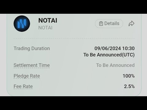 || NOTAI LISTING ON KUCOIN AND WITHDRAWAL ||