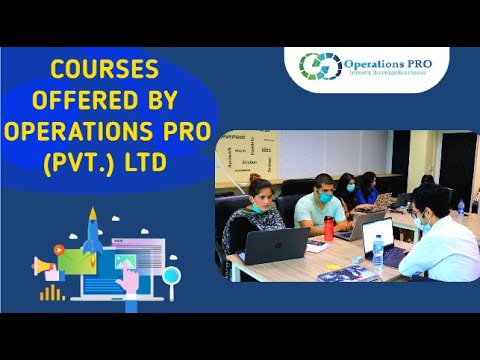 Courses Offered by Operations PRO (Pvt.) Ltd