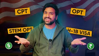 CPT & OPT Explained! ✅ | EAD Card Process 🔥 | Jobs on F1 Visa | తెలుగు | MS in USA 🇺🇸