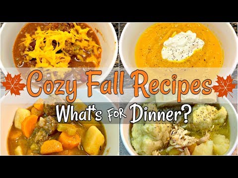 🍁🍁 Cozy Fall Recipes | What's for Dinner Tonight | Cheap and Easy Fall Meals  | Love Served Daily