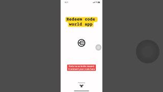 World app invite code || Comment your code here #worldapp