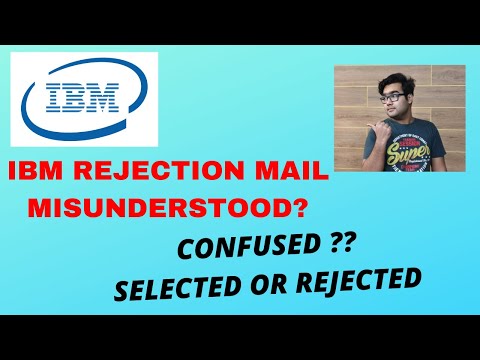 IBM Rejection Mail Explaination in deep | ATOZSTUDYWITHMYK | IBM FRESHERS HIRING 2021 | IBM CONGNIFY