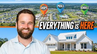 📍Golf Cart Tour | Nexton | Brighton Park & Midtown Homes + Shops & Restaurants! 🏡☕🍽 4K
