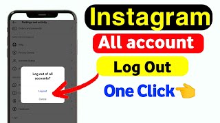 Logout of Instagram on All Accounts