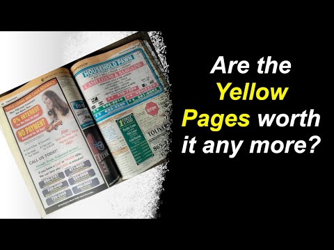 Should I care about the Yellow Pages?