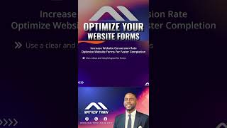 Optimize Your Website Forms #mathewtamin #website