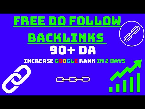 Backlink Building: Free Do Follow Backlinks | Da 90 & DA 82 High Domain Authority Backlinks