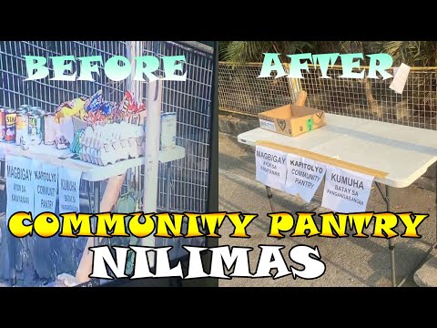 COMMUNITY PANTRY SA PASIG CITY NILIMAS NG MGA KABABAIHAN