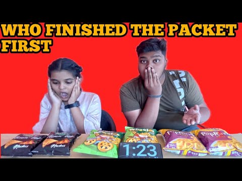 WHO FINISHED THE PACKET FIRST?😅 |GUJJU FOODIES| #GUJJUFOODIES #shorts #food #foodchallenge #foodiewe