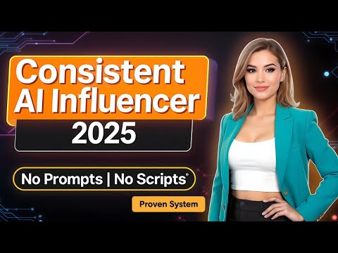 Create Consistent AI Influencer WITHOUT Prompts or Scripts (100% Free)