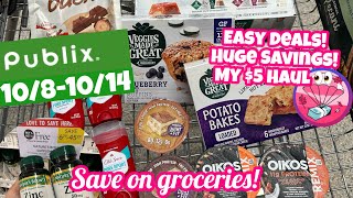 PUBLIX HAUL 10/8-10/14 | EASY DEALS & FREEBIES | SAVE ON GROCERIES! LEARN HOW TO COUPON 💚