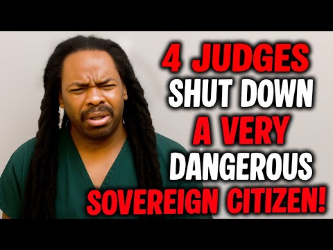 Unbelievable Court Moment — Multiple Judges Step In to Handle a Threatening Sovereign Citizen!