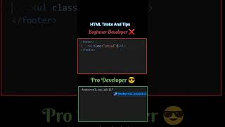 HTML beginner vs Pro developer💀😈