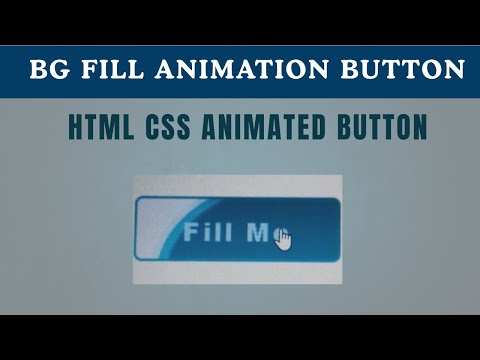 Smooth Fill Button Animation Using HTML & CSS | Modern Hover Effect