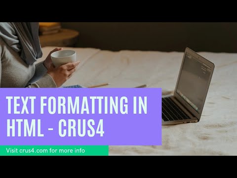 HTML Text Formatting | Learn Web Development (crus4.com)