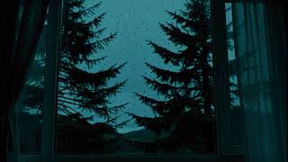 Rain On Window & Thunder Sounds (5 Hours) | Deep Sleep, Study, Relax, Insomnia Relief