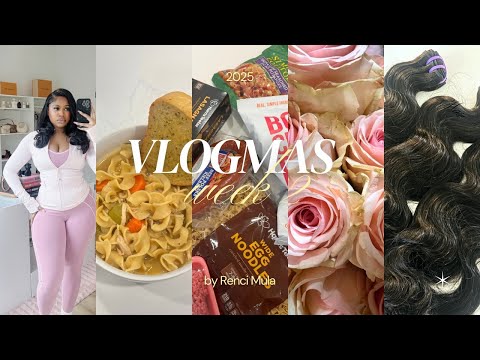 VLOGMAS 🎀 | 1ST PILATES CLASS, GROCERY HAUL, CHICKEN NOODLE SOUP, WINE TASTING + NIGHTS OUT + MORE