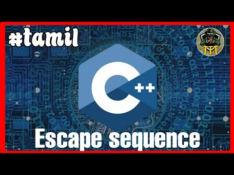 Escape sequence in C++ | C++ programming language | C++ full course.