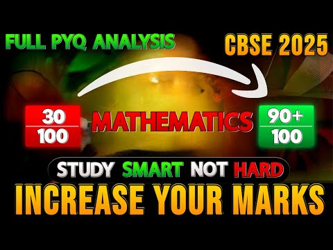 MATHS CLASS 12 | SYLLABUS WITH PYQ ANALYSIS |MARKS WEIGHTAGE