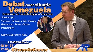 Terugkijken: Debat over de ontwikkelingen in Venezuela - Tweede Kamer
