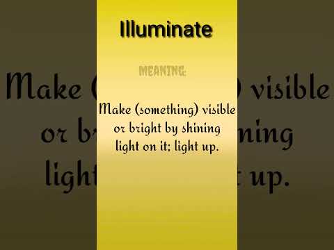 Word of the day || Illuminate #englishvocabulary #englishgrammar #catexampreparation #englishlearnin