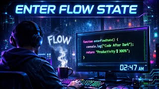 Code After Dark 🌃 | Enter Flow State – Cyberpunk Coding Music