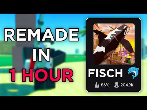 I MADE ROBLOX FISCH IN 1 HOUR