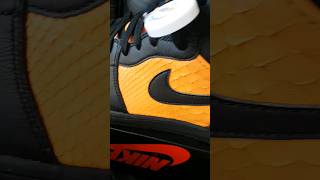 Python leather Air Jordan 1 Retro High OG custom shoes