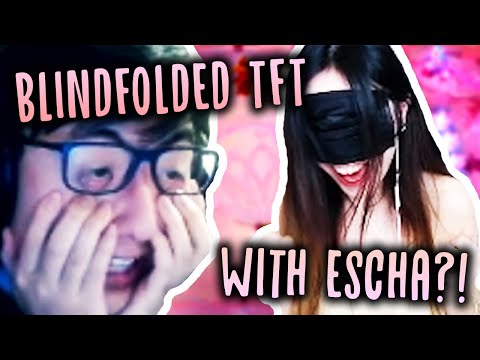 GETTING A 'BLIND' DATE ON TFT💘 VALENTINES DAY BLINDFOLDED TFT FT. ESCHA | TFT SET 4.5