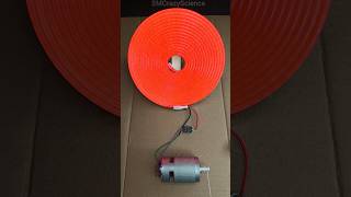 I Turned a 775 DC Dynamo Motor Powering Into PVC Light_ #DCMotor #diy #innovation